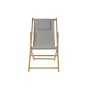 Sun-lounger DKD Home Decor Grey 77 cm 57,5 x 113 x 77 cm Natural (57,5 x 113 x 77 cm) by DKD Home Decor, Sunloungers - Ref: S...