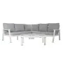 Garden sofa DKD Home Decor Grey 212 x 212 x 86 cm Crystal Aluminium 86 cm by DKD Home Decor, Sofas - Ref: S3033433, Price: 88...