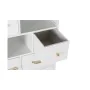 Chest of drawers DKD Home Decor Natural Metal White Cream Melamin (76 x 34 x 94 cm) by DKD Home Decor, Chest of Drawers - Ref...