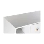 Caisson à Tiroirs DKD Home Decor Naturel Métal Blanc Crème Mélamine (76 x 34 x 94 cm) de DKD Home Decor, Commodes - Réf : S30...