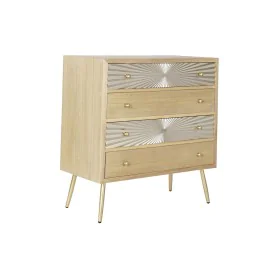 Cassettiera DKD Home Decor Dorato Naturale Metallo Abete Legno MDF Moderno 80 x 40 x 87,5 cm di DKD Home Decor, Comò e casset...