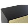 Móvel de TV DKD Home Decor Preto Abeto Rotim (160 x 65 x 38 cm) de DKD Home Decor, Mesas e suportes para TV - Ref: S3033516, ...