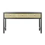 Consola DKD Home Decor 135 x 38 x 76 cm Abeto Natural Preto de DKD Home Decor, Jogos de móveis - Ref: S3033518, Preço: 180,73...