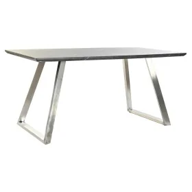 Dining Table DKD Home Decor Black Steel MDF Wood 160 x 90 x 76 cm by DKD Home Decor, Dining Tables - Ref: S3033538, Price: 30...