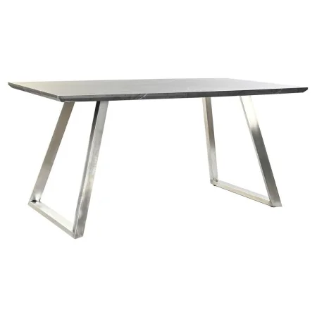 Table de Salle à Manger DKD Home Decor Noir Acier Bois MDF 160 x 90 x 76 cm de DKD Home Decor, Tables - Réf : S3033538, Prix ...