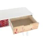 Console DKD Home Decor Natural MDF Rubber wood White Maroon (80 x 30 x 74 cm) by DKD Home Decor, Tables - Ref: S3033598, Pric...