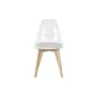 Chaise de Salle à Manger DKD Home Decor Blanc Transparent Naturel 54 x 47 x 81 cm de DKD Home Decor, Chaises - Réf : S3033602...