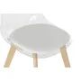 Cadeira de Sala de Jantar DKD Home Decor Branco Transparente Natural 54 x 47 x 81 cm de DKD Home Decor, Cadeiras - Ref: S3033...