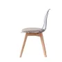 Chaise de Salle à Manger DKD Home Decor Beige Bois Polycarbonate 54 x 47 x 81 cm de DKD Home Decor, Chaises - Réf : S3033604,...