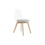 Chaise de Salle à Manger DKD Home Decor Gris Bois Polycarbonate (54 x 47 x 81 cm) de DKD Home Decor, Chaises - Réf : S3033605...