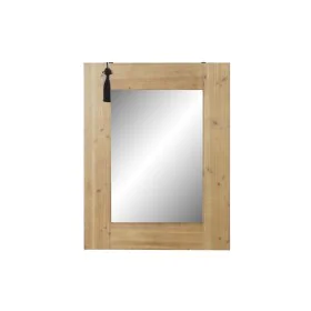 Wall mirror DKD Home Decor Fir Natural Red MDF (70 x 2 x 90 cm) by DKD Home Decor, Wall-Mounted Mirrors - Ref: S3033619, Pric...