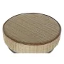 Sgabello DKD Home Decor Argentato Metallo Marrone Chiaro Rattan (44 x 41 x 82 cm) di DKD Home Decor, Sgabelli da bar - Rif: S...