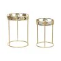 Set of 2 small tables DKD Home Decor Golden 40 x 40 x 56 cm by DKD Home Decor, Tables - Ref: S3033663, Price: 89,07 €, Discou...