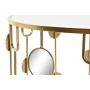 Set of 2 small tables DKD Home Decor Mirror Golden Metal (80 x 80 x 45 cm) (2 pcs) by DKD Home Decor, Tables - Ref: S3033678,...