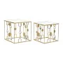 Conjunto de 2 mesas pequenas DKD Home Decor Dourado 50 x 50 x 50 cm de DKD Home Decor, Jogos de móveis - Ref: S3033679, Preço...