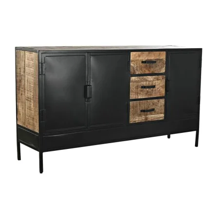 Sideboard DKD Home Decor Brown Black Metal Mango wood (160 x 40 x 90 cm) by DKD Home Decor, Sideboards - Ref: S3033708, Price...