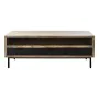 Mesa de Centro DKD Home Decor Negro Marrón claro Metal Madera de mango 120 x 60 x 45 cm de DKD Home Decor, Mesas de café - Re...