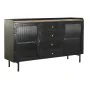 Aparador DKD Home Decor Natural Negro Dorado Metal Madera de mango (145 x 40 x 85 cm) de DKD Home Decor, Armarios y aparadore...