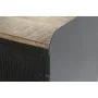 Aparador DKD Home Decor Natural Negro Dorado Metal Madera de mango (145 x 40 x 85 cm) de DKD Home Decor, Armarios y aparadore...