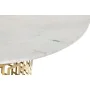 Mesa de Centro DKD Home Decor Blanco Dorado Metal Mármol 76 x 76 x 43 cm de DKD Home Decor, Mesas de café - Ref: S3033730, Pr...