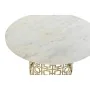 Mesa de Centro DKD Home Decor Blanco Dorado Metal Mármol 76 x 76 x 43 cm de DKD Home Decor, Mesas de café - Ref: S3033730, Pr...