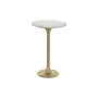 Mesa de apoio DKD Home Decor Branco Dourado Alumínio Mármore 40 x 40 x 61 cm de DKD Home Decor, Jogos de móveis - Ref: S30337...