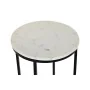 Set de 2 Tables Gigognes DKD Home Decor Blanc Noir 30,5 x 30,5 x 69 cm de DKD Home Decor, Tables - Réf : S3033734, Prix : 99,...