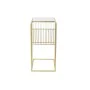 Porta-revistas DKD Home Decor Espelho Dourado Metal (48 x 35 x 71 cm) de DKD Home Decor, Suportes para revistas - Ref: S30337...