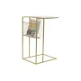 Porta-revistas DKD Home Decor Espelho Dourado Metal (48 x 35 x 71 cm) de DKD Home Decor, Suportes para revistas - Ref: S30337...