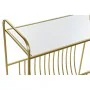 Porta-revistas DKD Home Decor Espelho Dourado Metal (76 x 35 x 83 cm) de DKD Home Decor, Suportes para revistas - Ref: S30337...