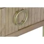 Móvel de TV DKD Home Decor Dourado Castanho Madeira de mangueira (147 x 40 x 60 cm) de DKD Home Decor, Mesas e suportes para ...