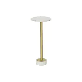 Side table DKD Home Decor Golden Metal Marble 27 x 27 x 62 cm by DKD Home Decor, Tables - Ref: S3033764, Price: 108,02 €, Dis...