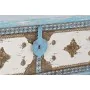 Coffre DKD Home Decor Bleu Laiton Bois de manguier 116 x 40 x 45 cm de DKD Home Decor, Boîtes et coffres de rangement - Réf :...