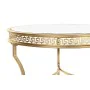 Mesa de apoio DKD Home Decor Espelho Dourado Metal Oriental (61 x 61 x 46 cm) de DKD Home Decor, Jogos de móveis - Ref: S3033...