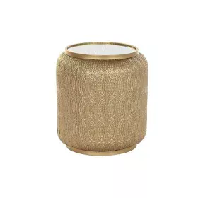 Mesa de apoio DKD Home Decor Dourado Metal Árabe (42 x 42 x 44 cm) de DKD Home Decor, Jogos de móveis - Ref: S3033775, Preço:...