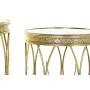 Conjunto de 2 mesas pequenas DKD Home Decor Dourado 40 x 40 x 54 cm de DKD Home Decor, Jogos de móveis - Ref: S3033779, Preço...