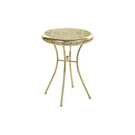 Mesa de apoio DKD Home Decor Dourado Metal Árabe (42 x 42 x 57 cm) de DKD Home Decor, Jogos de móveis - Ref: S3033781, Preço:...