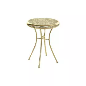 Mesa de apoio DKD Home Decor Dourado Metal Árabe (42 x 42 x 57 cm) de DKD Home Decor, Jogos de móveis - Ref: S3033781, Preço:...