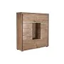 Armario DKD Home Decor 145 x 40 x 153 cm Cristal Marrón Acacia de DKD Home Decor, Armarios y aparadores - Ref: S3033783, Prec...