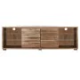 Móvel de TV DKD Home Decor Castanho 200 x 40 x 63 cm Cristal Acácia de DKD Home Decor, Mesas e suportes para TV - Ref: S30337...