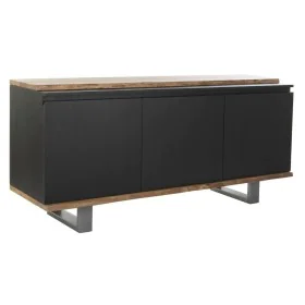 Buffet DKD Home Decor Noir Marron Bois de manguier 160 x 42 x 72 cm de DKD Home Decor, Buffets, crédences et vaisseliers - Ré...