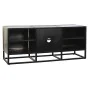 Meubles de télévision DKD Home Decor Noir Métal Bois (120 x 37 x 50 cm) de DKD Home Decor, Tables et supports de télévision -...