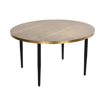 Centre Table DKD Home Decor Glamour Black Golden Wood Metal 85 x 85 x 45 cm by DKD Home Decor, Coffee Tables - Ref: S3033820,...