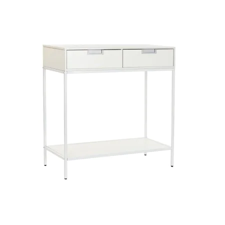 Console DKD Home Decor Métal MDF Blanc (80 x 35 x 81 cm) de DKD Home Decor, Tables - Réf : S3033826, Prix : 119,80 €, Remise : %