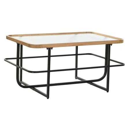 Table Basse DKD Home Decor Verre Métal (90 x 60 x 46 cm) de DKD Home Decor, Tables - Réf : S3033834, Prix : 148,21 €, Remise : %