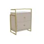 Side table DKD Home Decor Beige Golden Metal Crystal 60 x 35 x 75 cm by DKD Home Decor, Tables - Ref: S3033854, Price: 225,39...