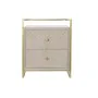 Side table DKD Home Decor Beige Golden Metal Crystal 60 x 35 x 75 cm by DKD Home Decor, Tables - Ref: S3033854, Price: 225,39...