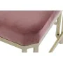 Bench DKD Home Decor Pink Metal Velvet (120 x 40 x 46 cm) by DKD Home Decor, Chairs - Ref: S3033860, Price: 280,91 €, Discoun...