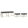 Banqueta DKD Home Decor Cinzento Metal Veludo (120 x 40 x 47 cm) de DKD Home Decor, Cadeiras - Ref: S3033861, Preço: 280,91 €...