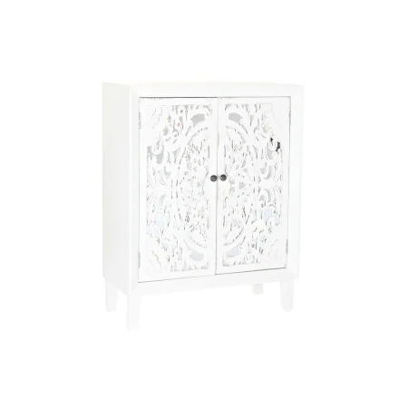 Buffet DKD Home Decor Blanc Miroir Sapin MDF (80 x 35 x 102 cm) de DKD Home Decor, Buffets, crédences et vaisseliers - Réf : ...